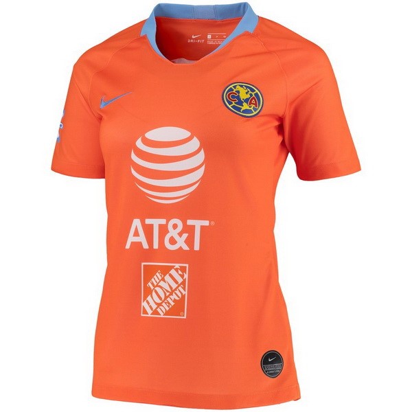 Camiseta Club América Tercera Mujer 2019-2020 Naranja